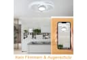 ZMH LED Deckenleuchte Dimmbar mit Fernbedienung Weiß Modern Bild 5