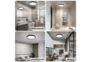 ZMH LED Deckenleuchte Modern 4000k Schwarz Bild 1