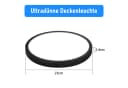 ZMH LED Deckenleuchte Modern 4000k Schwarz Bild 4