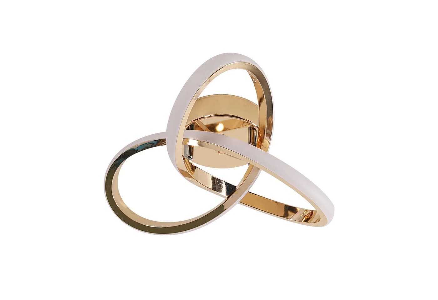 Riserva LED Deckenleuchte Gold 22W Dimmbar 3 Farben Acryl Rund - Bild 2