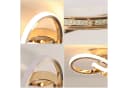 Riserva LED Deckenleuchte Gold 22W Dimmbar 3 Farben Acryl Rund Bild 4
