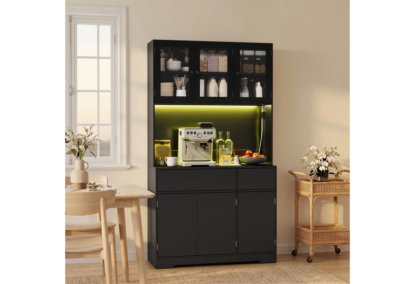 Bealife Küchenschwarz mit LED & Steckdose - Bild 3