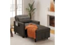 Bealife Relaxsessel 3 in 1 Klappsessel Grau Verstellbare Rückenlehne Bild 1