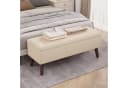 Bealife Garderobenbank mit Stauraum Beige Bild 1
