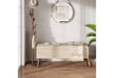 Bealife Garderobenbank mit Stauraum Beige Bild 3