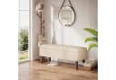 Bealife Garderobenbank mit Stauraum Beige Bild 4