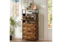 Bealife Schuhschrank Schuhregal mit 3 Klappen Retrofarbe Bild 2