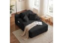 Bealife Schlafsofa Cordstoff Relaxsofa mit 3 Rückenkissen Bild 2