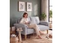 Blishom 2-Sitzer Sofa Skandi Design Grau Leinen Bild 3