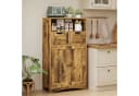 Blishom Badkommode Badezimmerschrank Weiß/Grau Bild 5