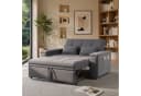 Blishom Schlafsofa 2-Sitzer grau mit verstellbarer Rückenlehne Bild 5