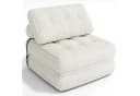 Blishom 1,5-Sitzer Schlafsofa Cord Beige 2-in-1 Faltbar Bild 2