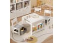 Blishom Kindertisch-Set 4-in-1 mit Wendetafel und Stauraum Bild 2