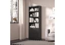 Bealife Bücherregal Hochschrank Schwarz mit 8 Fächern und 4 Schubladen Bild 2