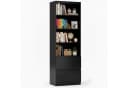 Bealife Bücherregal Hochschrank Schwarz mit 8 Fächern und 4 Schubladen Bild 5