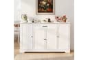 Bealife Sideboard Küchenschrank Weiß mit Arbeitsplatte Bild 1