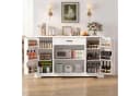 Bealife Sideboard Küchenschrank Weiß mit Arbeitsplatte Bild 3