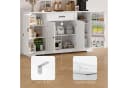 Bealife Sideboard Küchenschrank Weiß mit Arbeitsplatte Bild 5