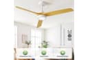ATEROLL Deckenventilator mit Licht, 132 cm, 6-Gang, Dimmbar, Fernbedienung Bild 2
