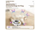 Toomoke 3-in-1 Katzenspielzeug mit Schmetterling, Federn & Kugelbahn Bild 1