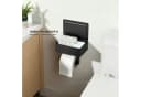 ibettertec Toilettenpapierhalter Edelstahl mattschwarz mit Feuchttücherbox Bild 1