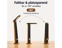 Fyrove LED Schreibtischlampe Schwarz/Braun mit Akku Bild 5