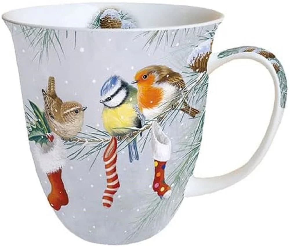 Ambiente Luxury Paper Products Porzellanbecher Weihnachtsdesign Bunt