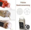 ElitVita Gewürzglas-Set 24-tlg. mit Regal, Etiketten & Zubehör Bild 3
