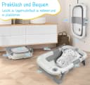 ElitVita Babybadewanne Twistshake Faltbar Grau Bild 1