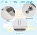 ElitVita Babybadewanne Twistshake Faltbar Grau Bild 5