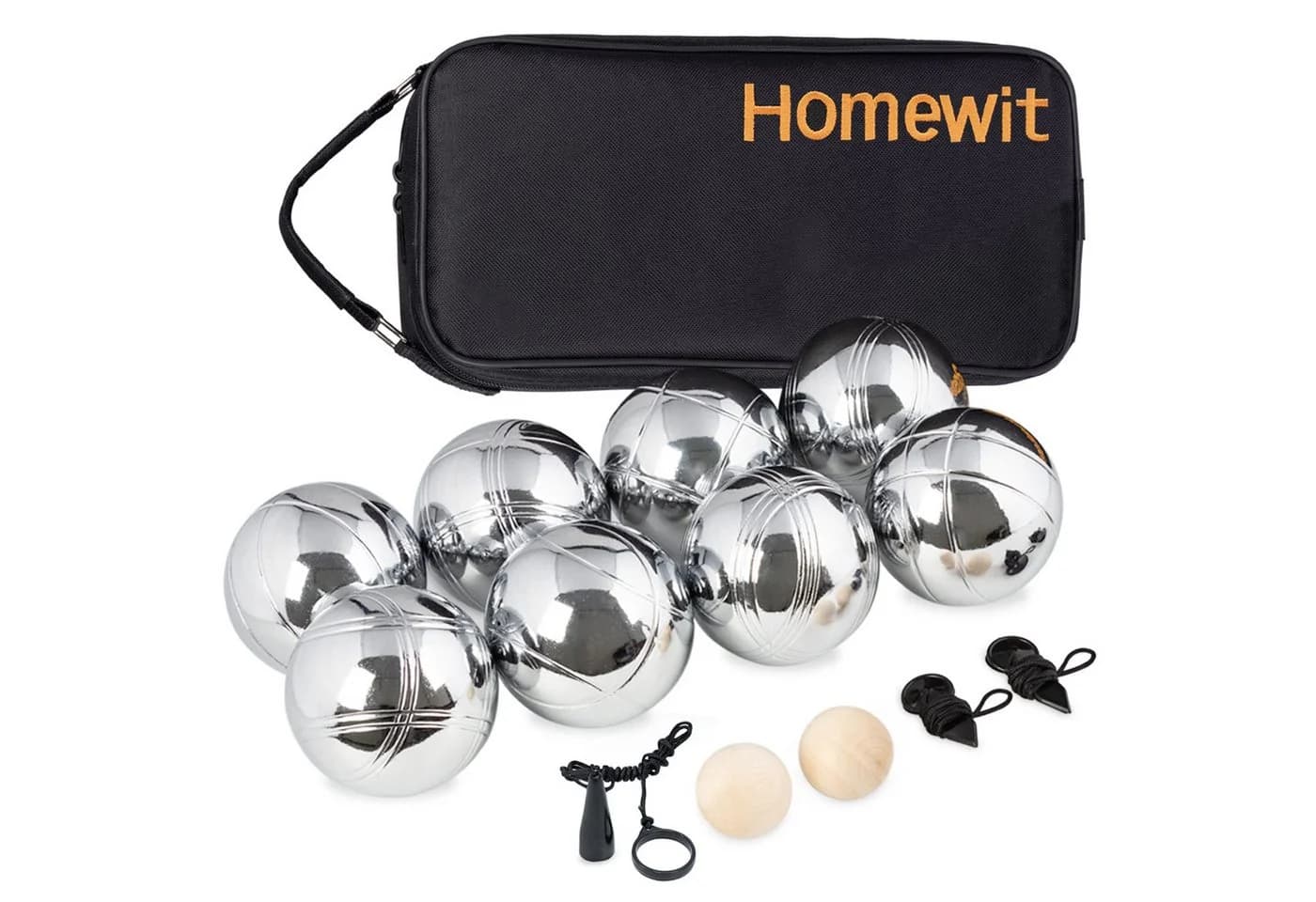 ElitVita Spielball Boule Set 8-St. Boccia Kugeln Boule Kugeln Outdoor Sport Spiel - Bild 2