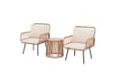 JOIVI Balkonset Bistro Rattan Beige Bild 1