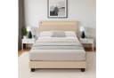 Bealife Polsterbett Einzelbett Bettgestell mit Kopfteil und Lichtleiste Bild 1