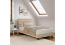 Bealife Polsterbett Einzelbett Bettgestell mit Kopfteil LED-Lichtleiste Bild 1