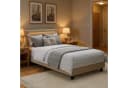 Bealife Polsterbett Einzelbett Bettgestell mit Kopfteil LED-Lichtleiste Bild 2