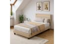 Bealife Polsterbett Einzelbett Bettgestell mit Kopfteil LED-Lichtleiste Bild 3