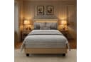 Bealife Polsterbett Einzelbett Bettgestell mit Kopfteil LED-Lichtleiste Bild 4