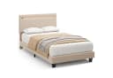Bealife Polsterbett Einzelbett Bettgestell mit Kopfteil LED-Lichtleiste Bild 5