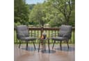Bealife Balkonset Gartenlounge-Set 3-tlg. Grau Bild 3