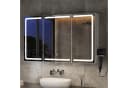 Bealife Spiegelschrank mit LED-Beleuchtung und Haartrockner-Halter Bild 1