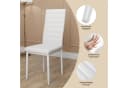 Bealife Essgruppe 5-tlg. Esstisch und 4 Stühle Tischplatte aus Glas 120x70cm Bild 5