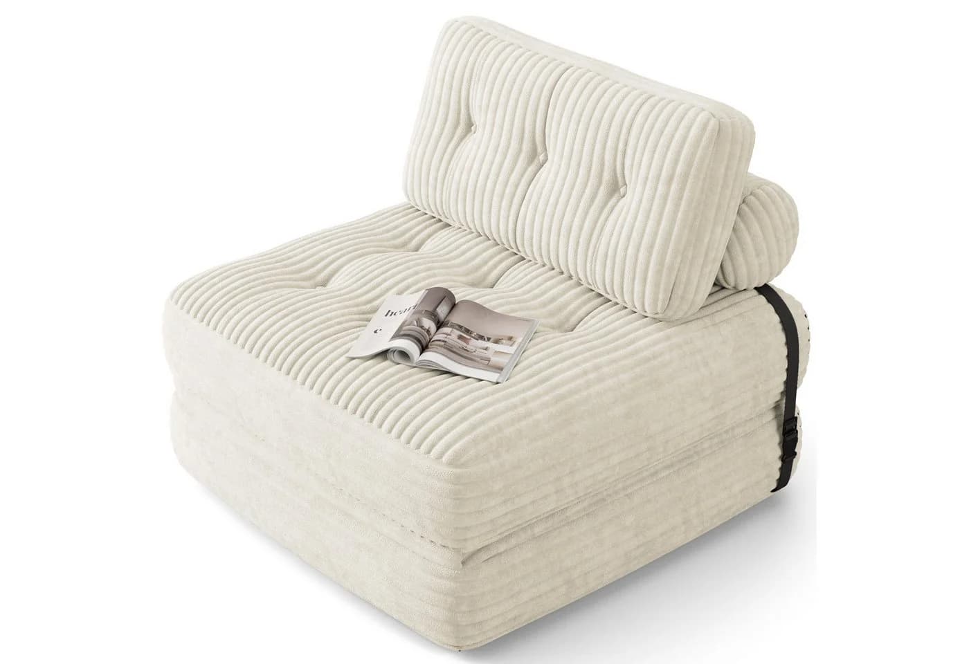 Bealife 1,5-Sitzer Klappbares Sofa Relaxsessel Indoor-Lazy - Bild 2