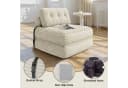 Bealife 1,5-Sitzer Klappbares Sofa Relaxsessel Indoor-Lazy Bild 4