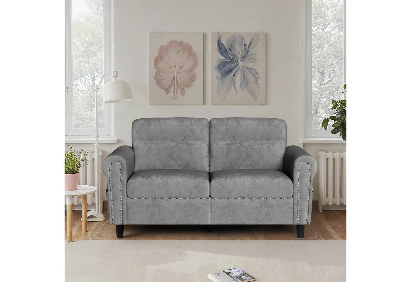Bealife 2-Sitzer Couch grau