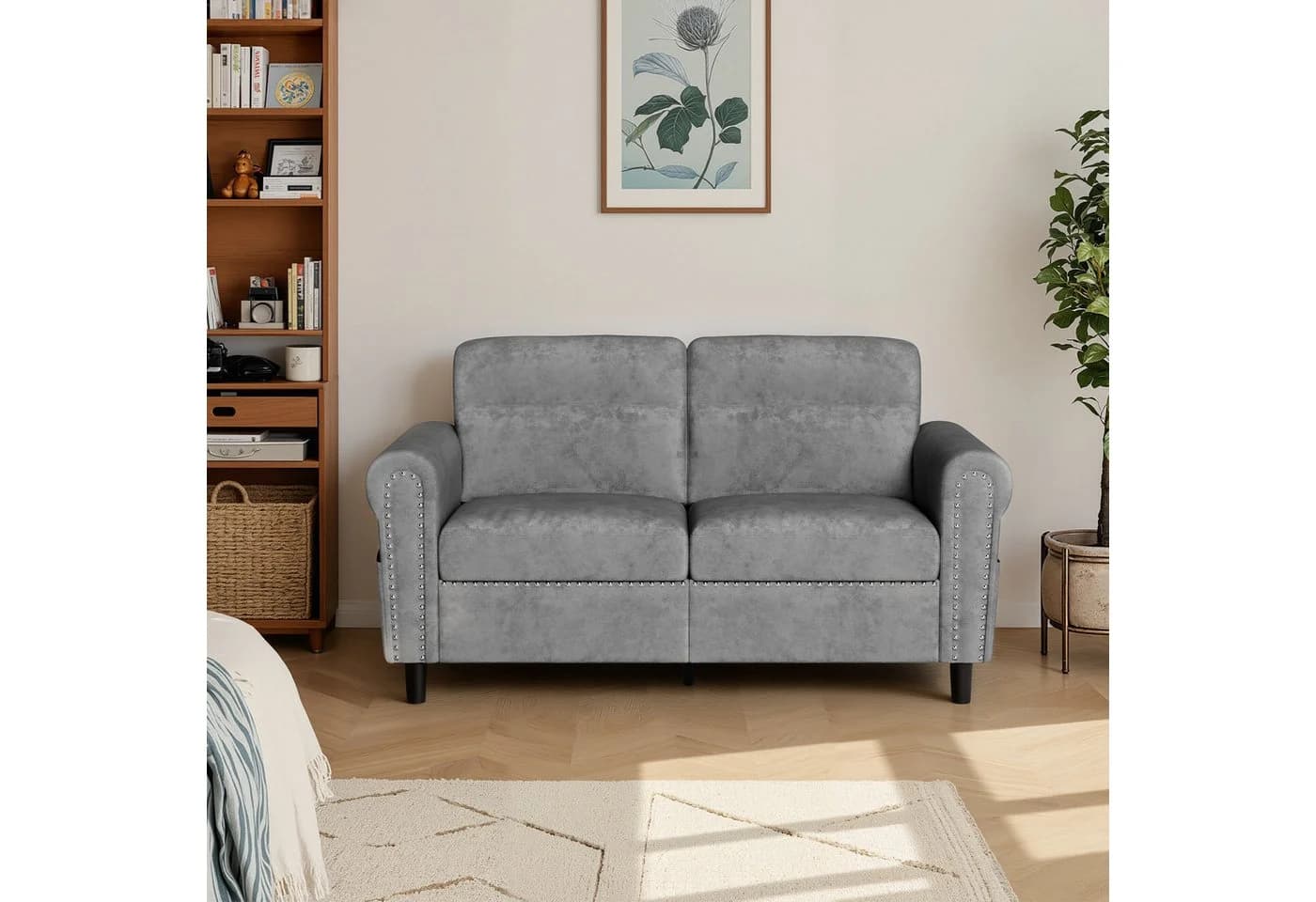Bealife 2-Sitzer Couch grau - Bild 3