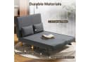 Bealife Relaxsessel Schlafsessel Bettfunktion 2-Sitzer Grau Bild 5