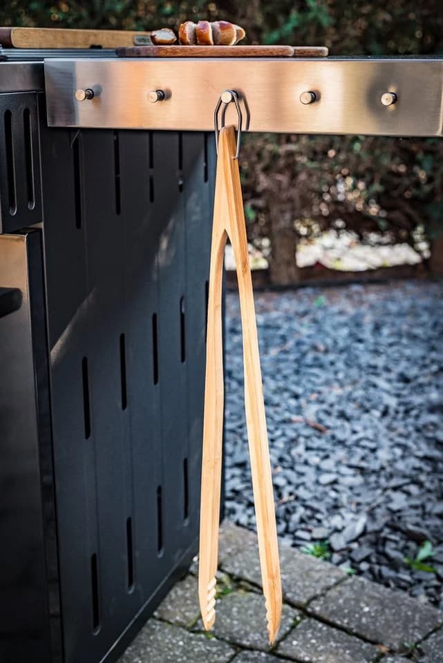 Grillfürst Grillzange Bambus 60cm - Moderne Grillzange mit rutschfestem Griff - Bild 3
