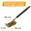 Grillfürst Grillbürste mit Messingborsten und Schaber, 45 cm lang Bild 1