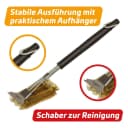 Grillfürst Grillbürste mit Messingborsten und Schaber, 45 cm lang Bild 3