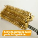 Grillfürst Grillbürste mit Messingborsten und Schaber, 45 cm lang Bild 5
